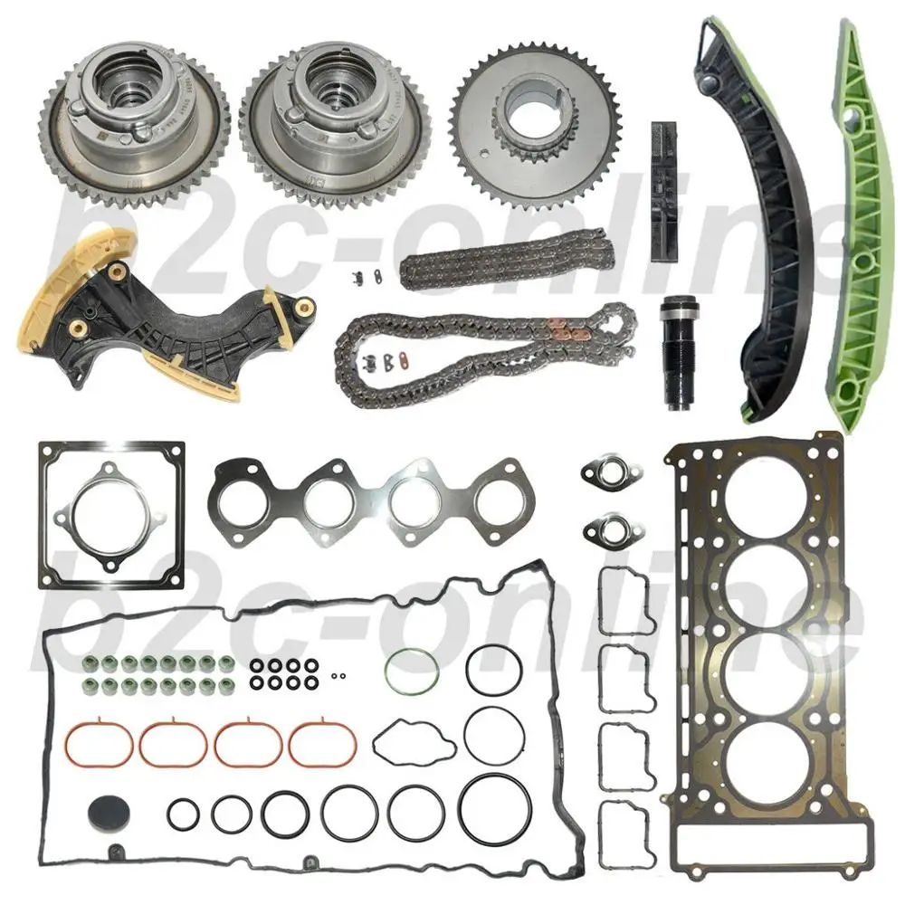 

AP02 для Mercedes M271 W204 W203 W212 R172 SLK250 C180 C200 C250 E200 E250 CGI цепь ГРМ + Шестерня + натяжитель + регулятор + прокладка головки