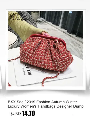 BXX сумка/ Новая модная женская одежда с откидным карманом, полукруглый чехол из искусственной кожи, трендовые сумки на одно плечо WC63701