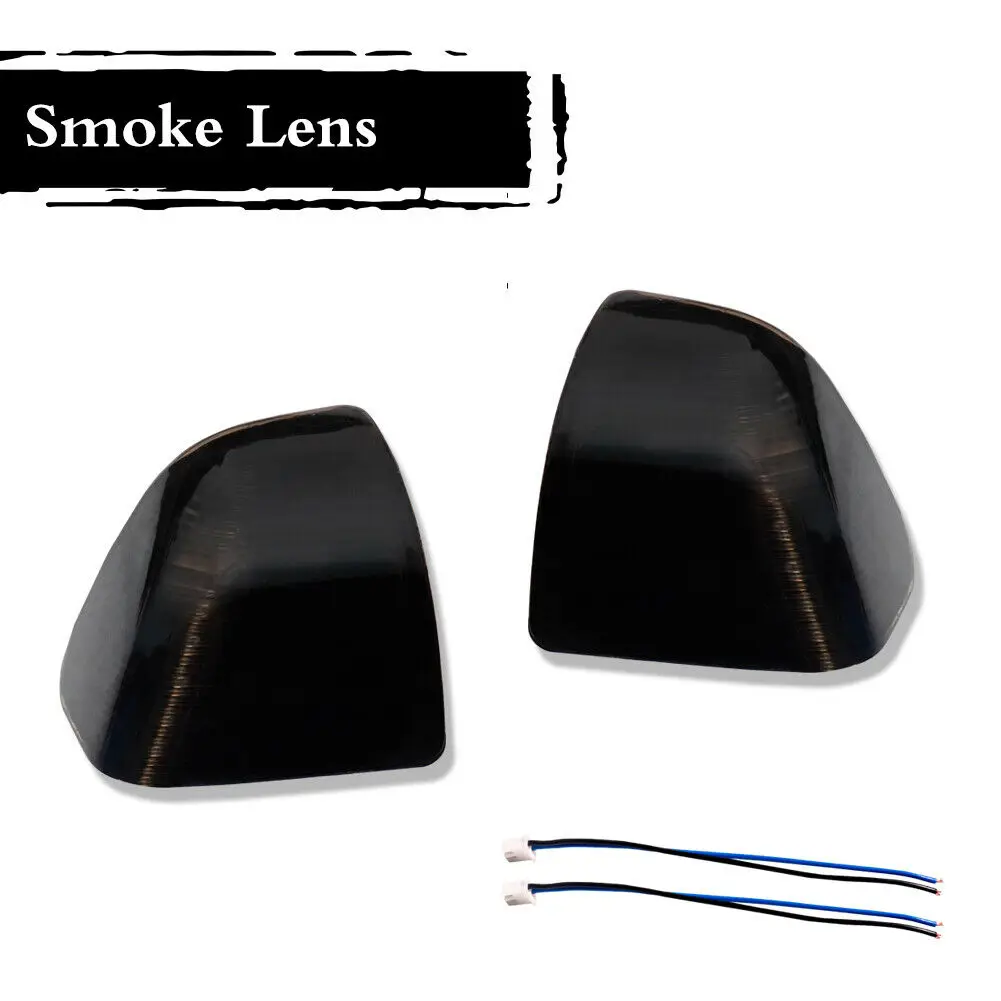 Левая и правая боковая Светодиодная лампа заднего вида для зеркала поворотники