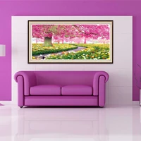 5d diamond painting tree flower landscape 5d full drill round square forest diamond art embroidery cross stitch home decoration
