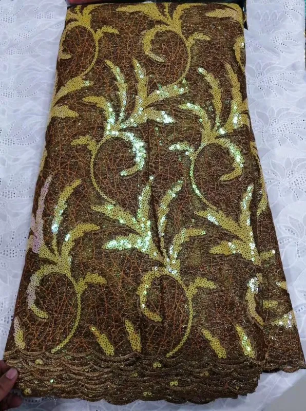 Лидер продаж королевские синие африканские кружевные ткани Высококачественная