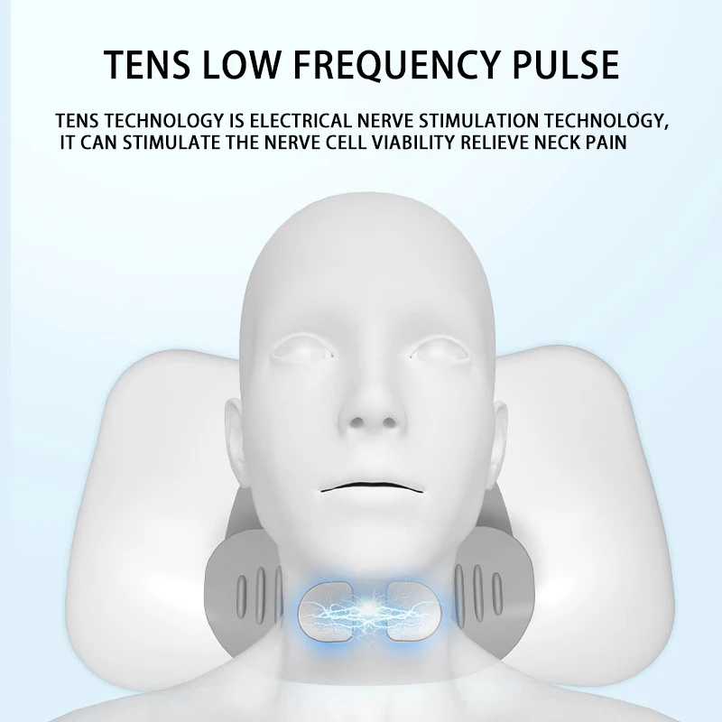 Беспроводная подушка для массажа шейного отдела позвоночника|Массаж Подушка| |