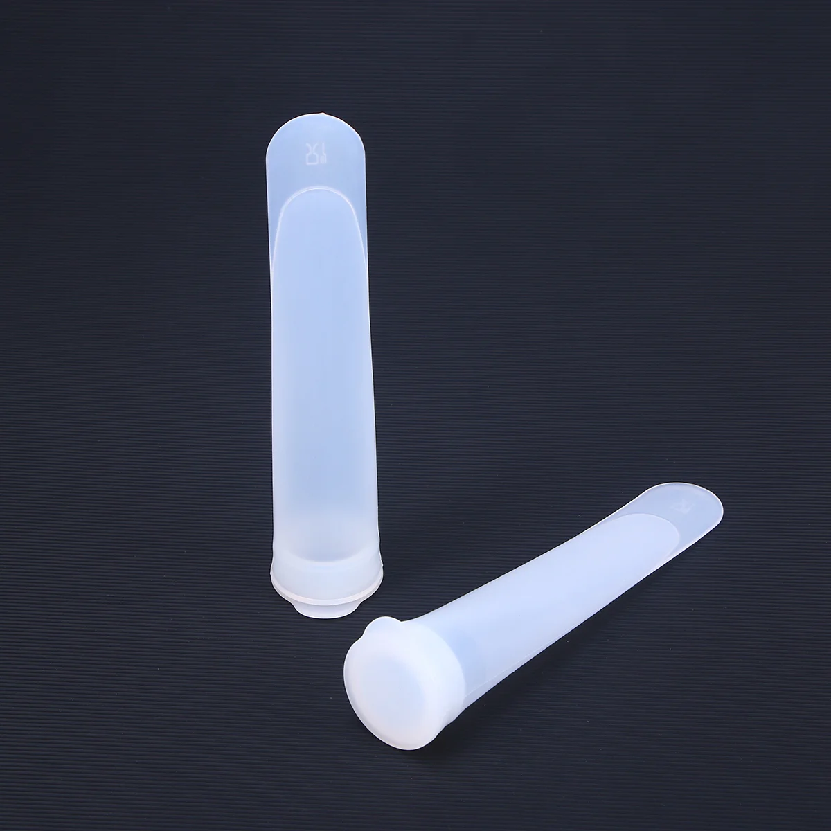 

6pcs Silicone Popsicle Molds Popsicle Makers Molds with Attached Lids (Clear)