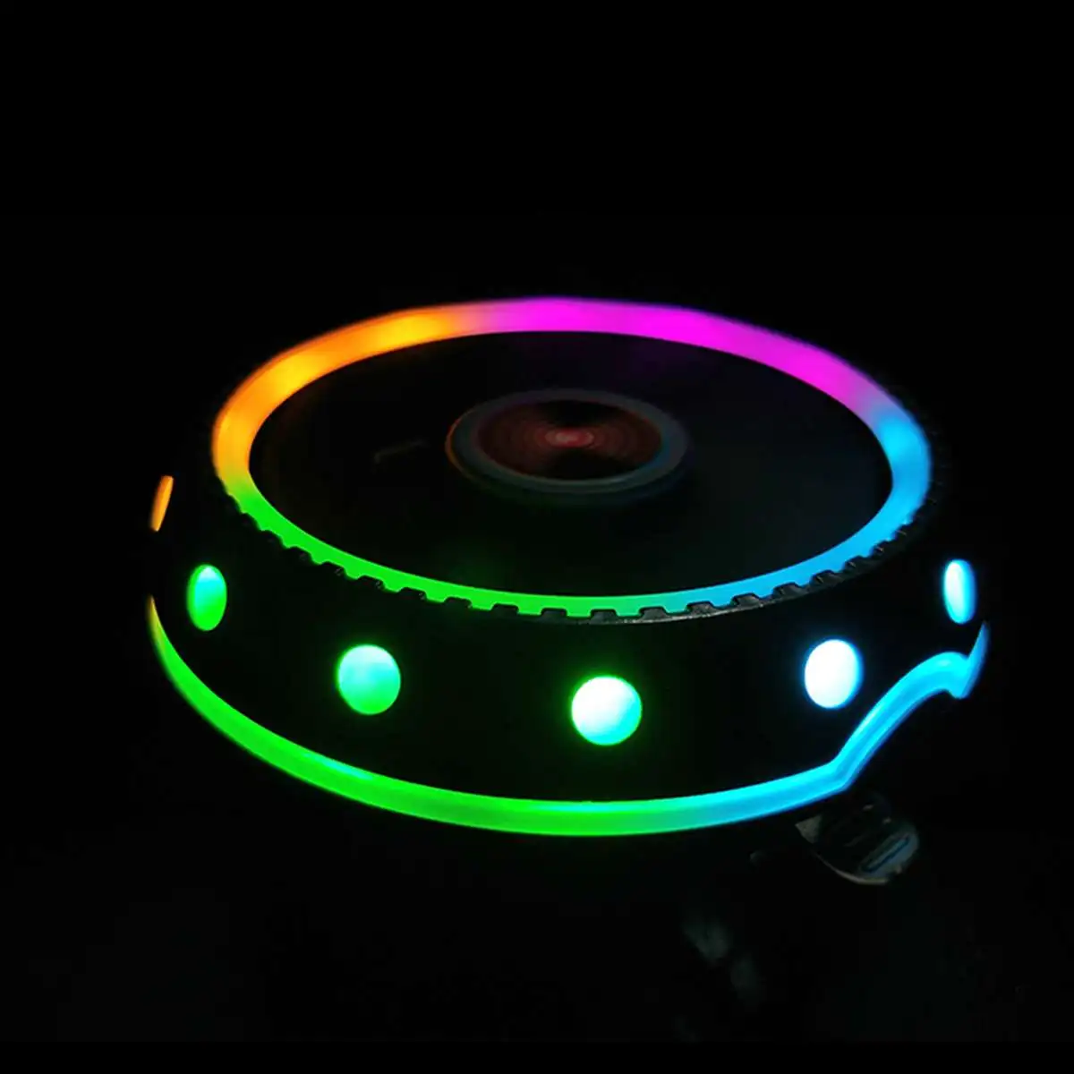 Алюминий 3 Pin Процессор радиатор RGB теплоотвод бесшумный ПК Процессор Охлаждающий радиатор вентилятора вентилятор для Intel LGA/115X/775/1366/AM3/AM4