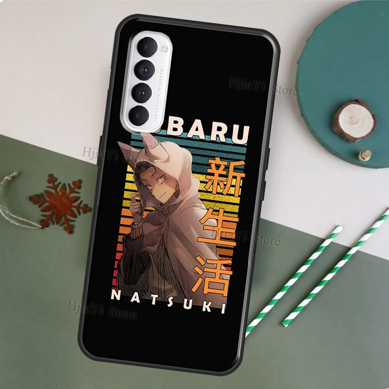 Natsuki Subaru Re Zero для OPPO A52 A72 A83 A91 A5 A9 A53 A31 2020 F5 F7 Reno 4 Pro 2Z A5S A1K A15 чехол телефона - купить по