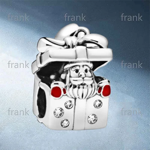 

798470C01 Santa in a Giftbox Charm