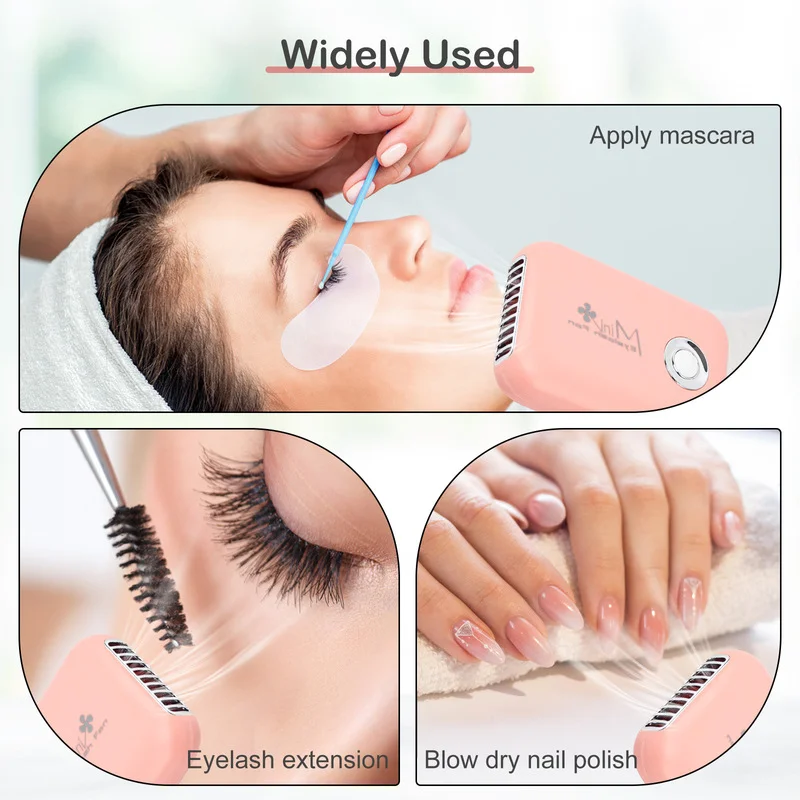 USB Fan Eyelash Dryer Air Blower Glue Fast Dry False Eye Lash Extension Mascara Makeup Tools Grafted Eyelashes Accessories | Красота и