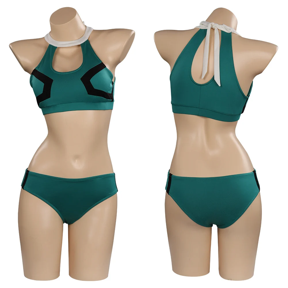

My Hero Academia Midoriya Izuku Cosplay Costume Anime My Hero Academia Swimwear Bikini Outfits