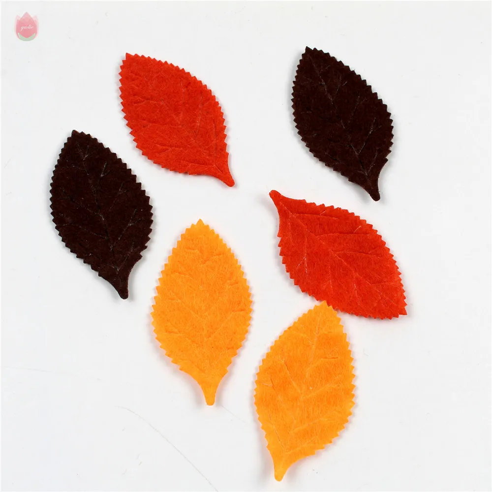 50 шт. нетканый материал кленовые листья имитация эвкалипта осенние свадебная