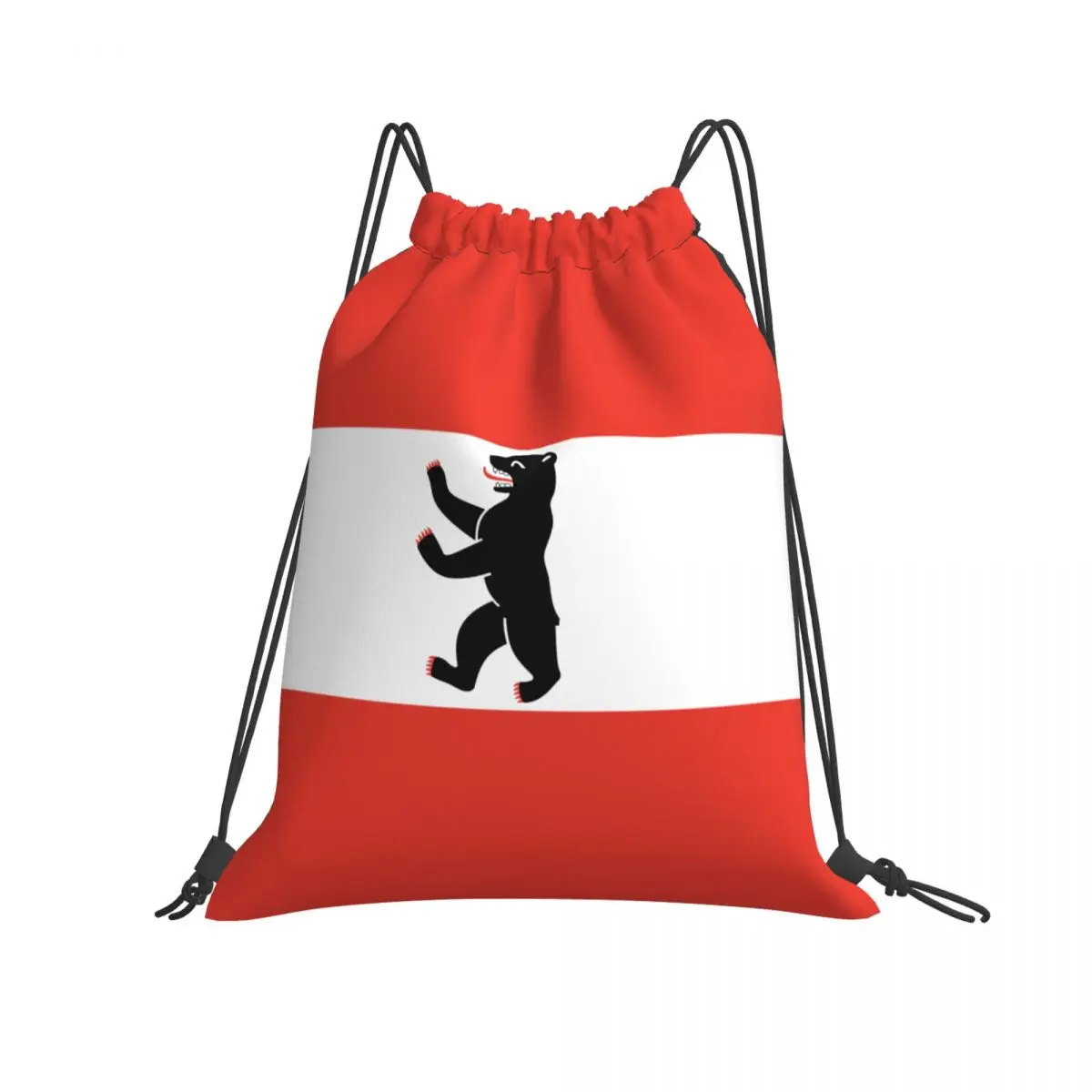 Сумки на шнурке сумка для спортзала флаг Берлина фотография немецких штатов |