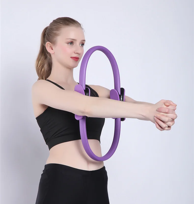 

Профессиональный йога круг Пилатес Спорт волшебное кольцо для женщин фитнес кинетическое сопротивление круг тренажерный зал тренировки а...