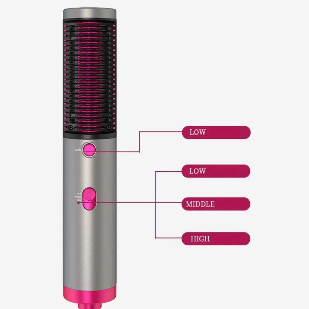 Hair Straightener Curlers Hot Air Comb Straight Volume Dual-Use 2-in-1 New style hair comb | Красота и здоровье
