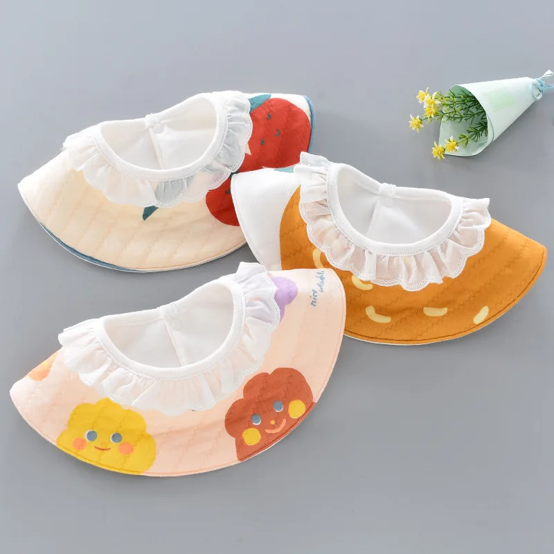 

Baby Bibs Kids Saliva Towel Cotton Baby Boys Girl Bib 360 Degree Rotation Infant Bibs Burp Cloth WHT091