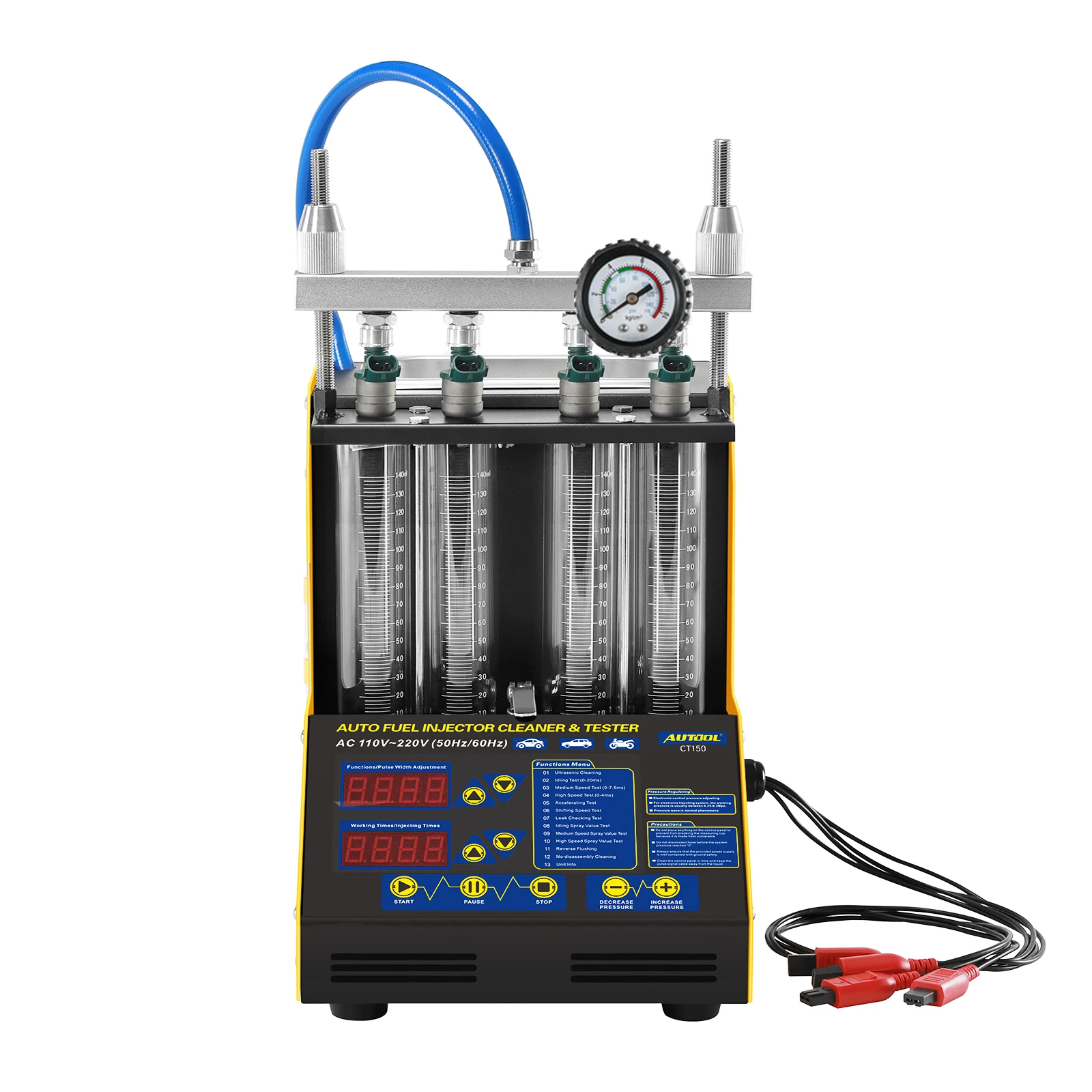 MR CARTOOL CT150 автомобильный топливный инжектор чистая машина тестеры 2 в 1 инжекторы