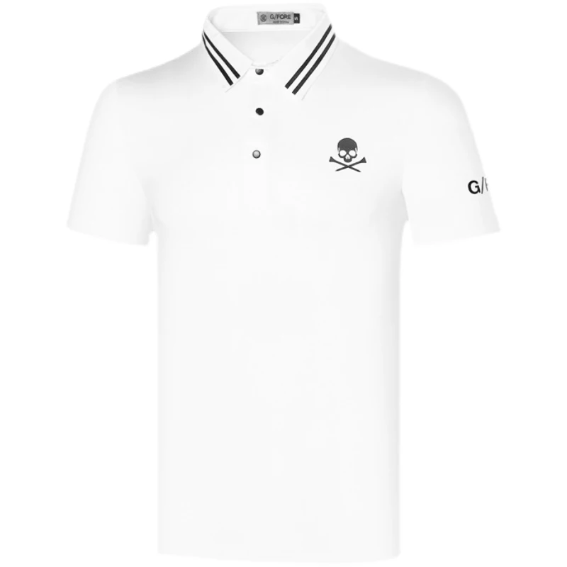 

Новая одежда для гольфа 2021 Мужская рубашка с воротником-стойкой Модная рубашка поло весна-лето футболка для гольфа с коротким рукавом Джерс...