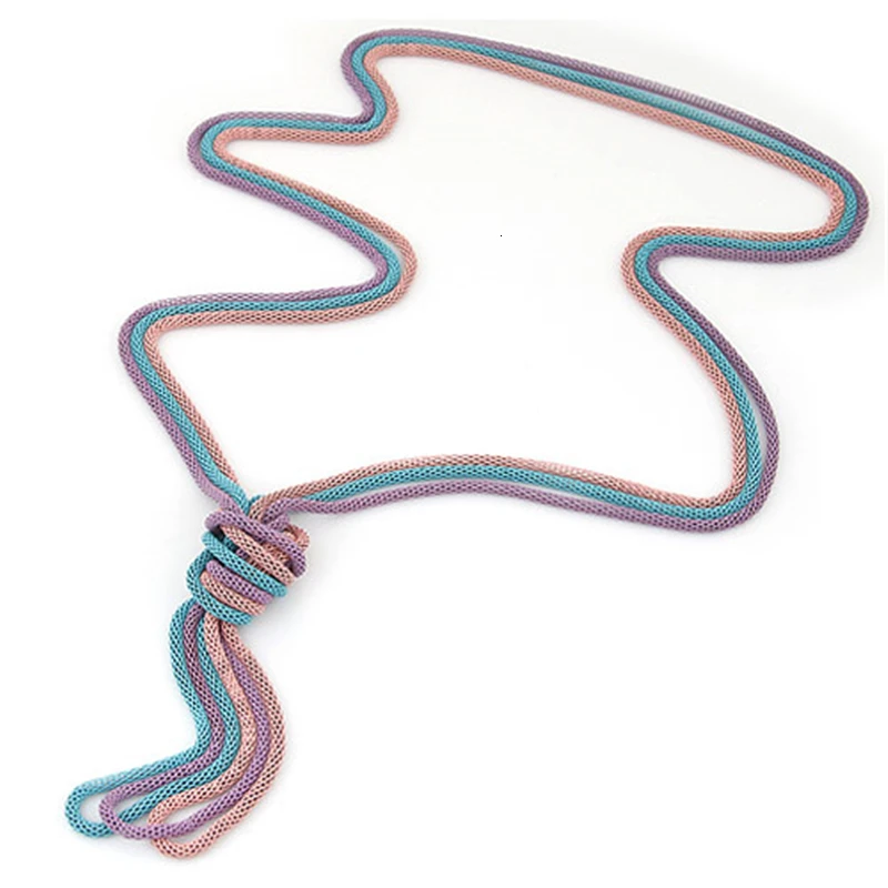 Длинные ожерелья и подвески для женщин модное Простое Ожерелье чокер на цепочке