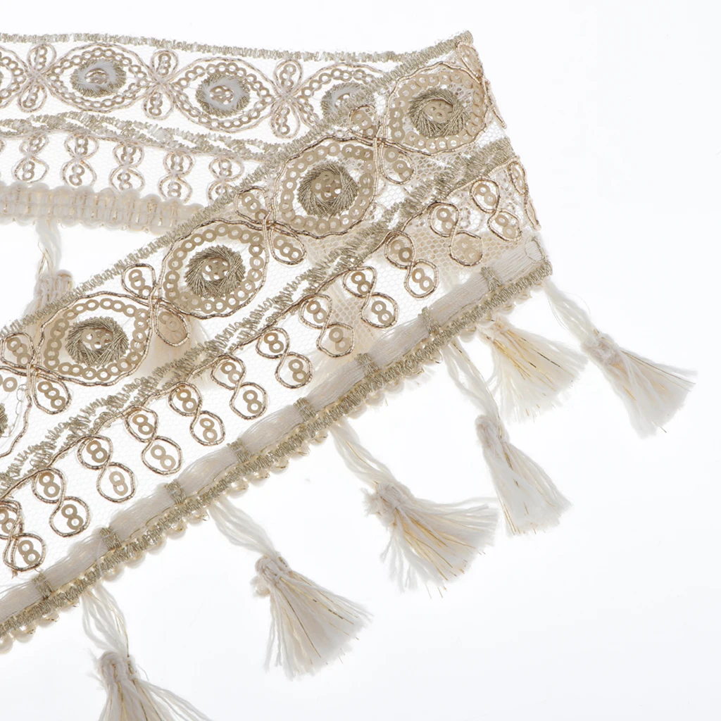 1yd кружевная швейная накладка с бахромой и помпоном плетеная лента сделай сам