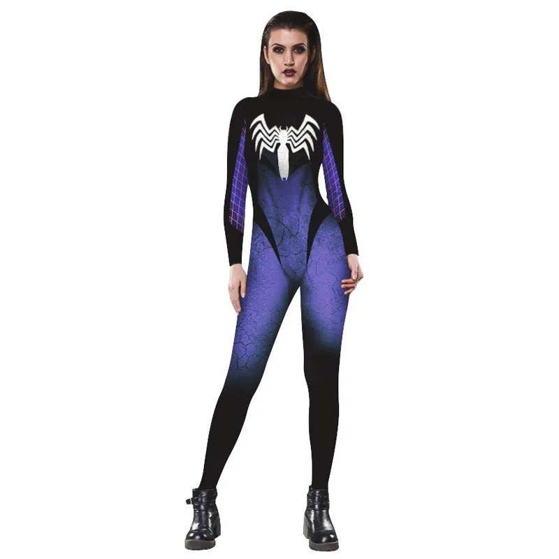 Style 2 Чудо-Женщина Onesie Для женщин завершающей Железный человек женские боди Venom Косплэй костюмы на Хэллоуин для Для женщин комбинезоны - Цвет: Style 2