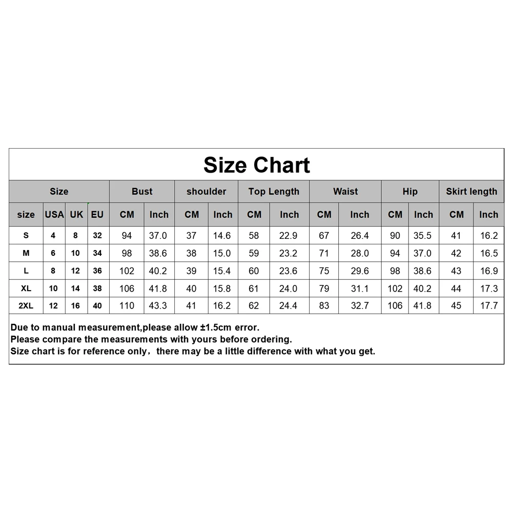 

Women Short Sleeve O Neck T-shirt Top High Waist A Line Side Strap Skirt Set