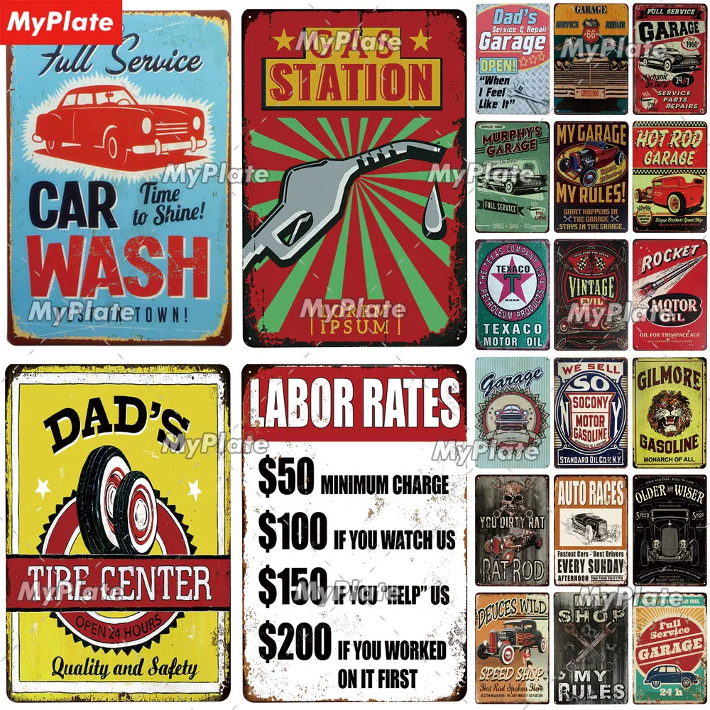 Моторное масло металлический знак винтажная табличка жестяная вывеска