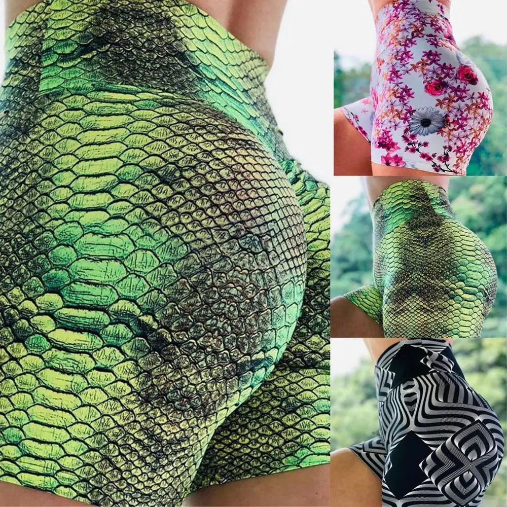 Летние женские велосипедные шорты эластичные спортивные для тренировок фитнеса