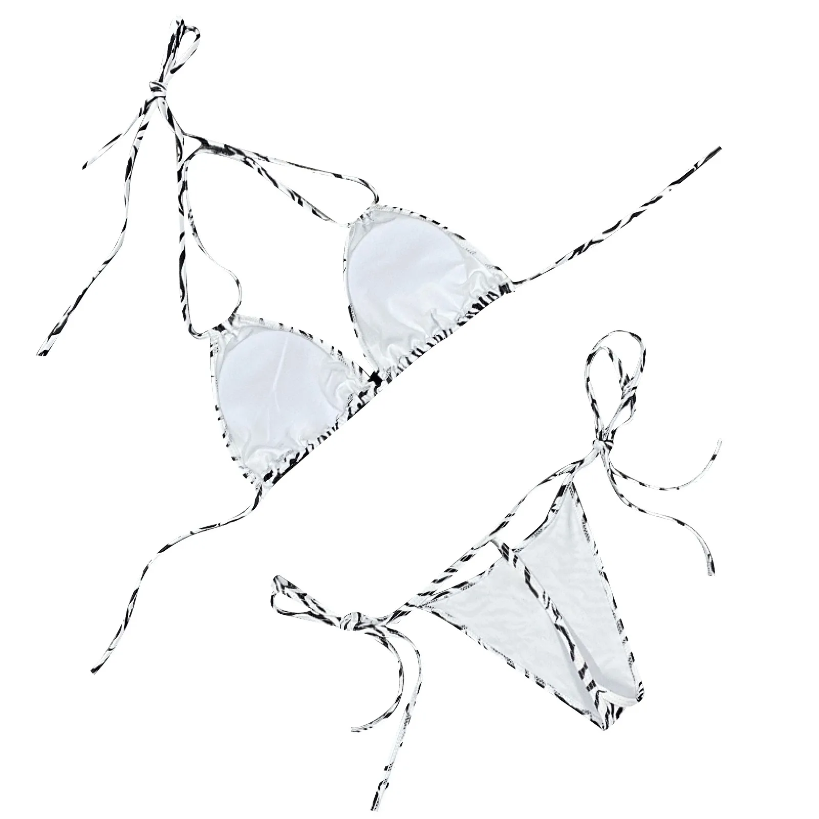 Женский леопардовый микро купальник сексуальный комплект бикини 2021 пуш ап с