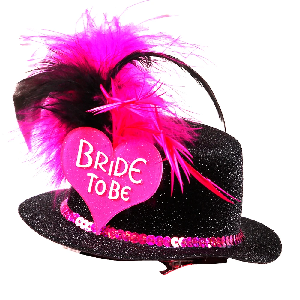 Блестящая черная верхняя шляпа на заколке для волос 50% скидка 3 шт. рекомендуемый