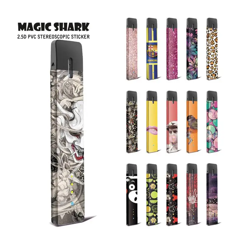 Magic Shark Fashion Devil Balloon Микки цветок пленка для губ чехол вейпа наклейка Myle Vape 079-100 |