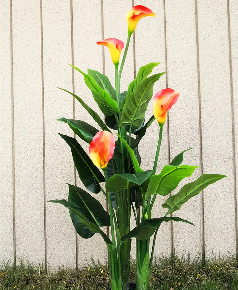 Большой искусственный тропический сад 130 см искусственное дерево искусственные