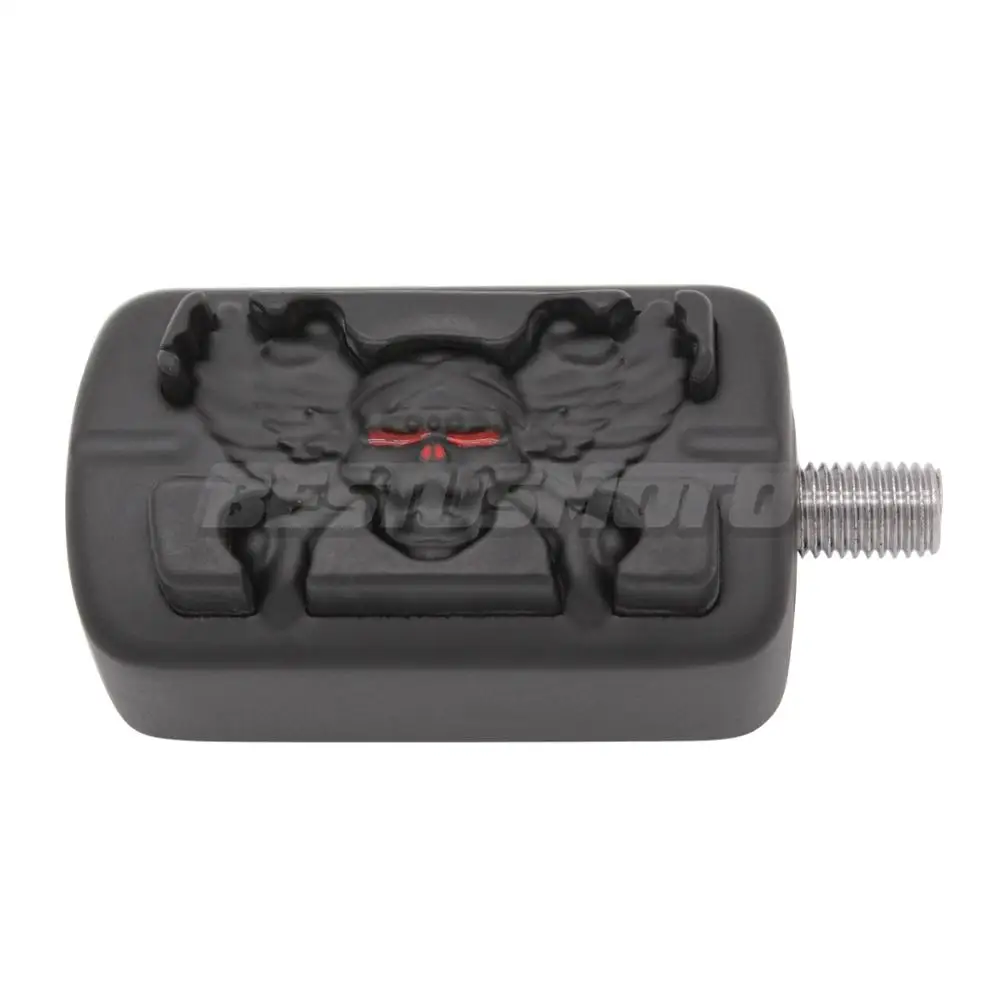 Black Shifter Peg Мотоцикл подножки переключения Peg педаль тормоза Накладка для Harley спортивный Железный XL 883 1200 883R 883C 883L улица XG 750 500 - Цвет: Black Shifter Peg