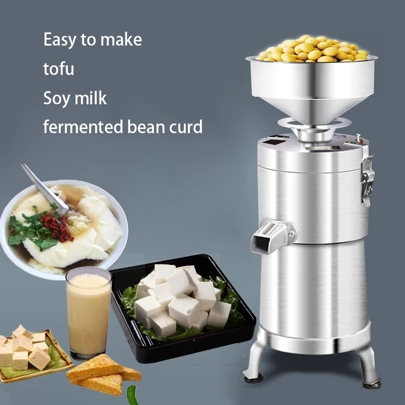 

Filter-free grind soya milk machine bean juice grain Slurry separation grinder Commercial mill rice powder Tofu Breakfast maker