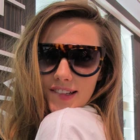 new classic cat eye sunglasses women vintage oversized gradient sun glasses shades female luxury designer uv400
