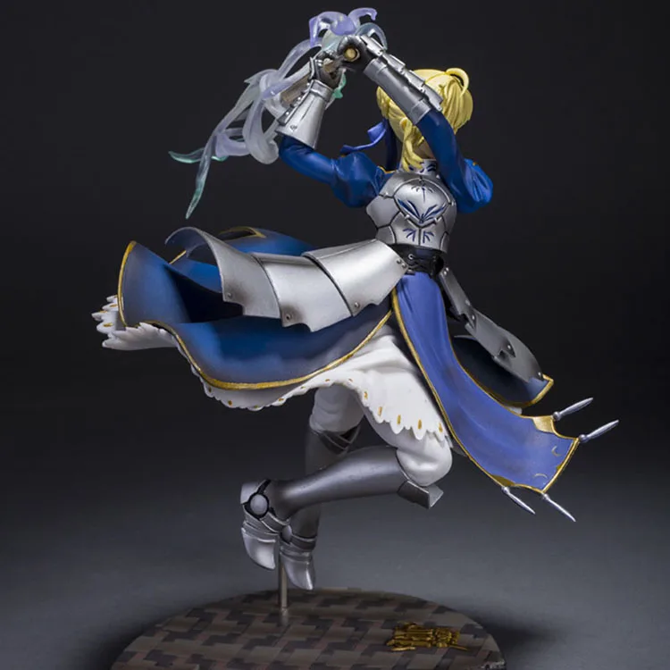 Аниме Fate Stay Night Saber Lily Excalibur ПВХ фигурка героя игры Рисунок Модель Коллекционная
