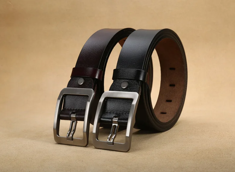 Новинка 100% воловья кожа натуральная ремни для мужчин брендовый ремень мужская