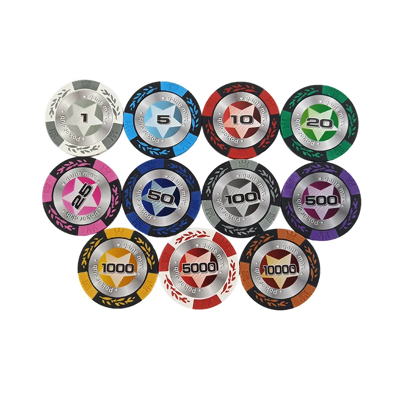 Новинка 1 шт. 14 г фишки для покера набор фишек Бакара высококлассная Техасская