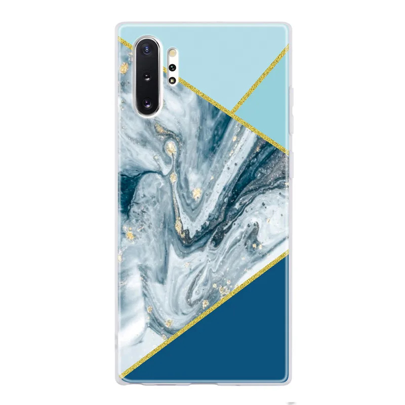 Покрытие с геометрическим рисунком Мрамор чехол для samsung Galaxy Note 10 плюс S8 S9 S10 S10E J4 J6 A6 A7 A8 A5 J3 J5 J7 Мягкий ТПУ чехол с мультипликационным рисунком - Цвет: Rust