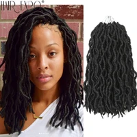 12 goddess faux locs crochet hair synthetic crochet braids omber braiding hair extension dreadlocks black women hair expo city