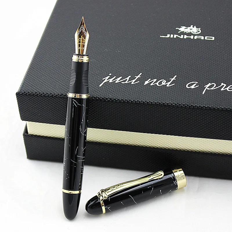 Высокое качество Iraurita перьевая ручка Роскошный Jinhao 450 полностью металлические золотые ручки с зажимом канцелярские принадлежности для офиса и школы - Цвет: A