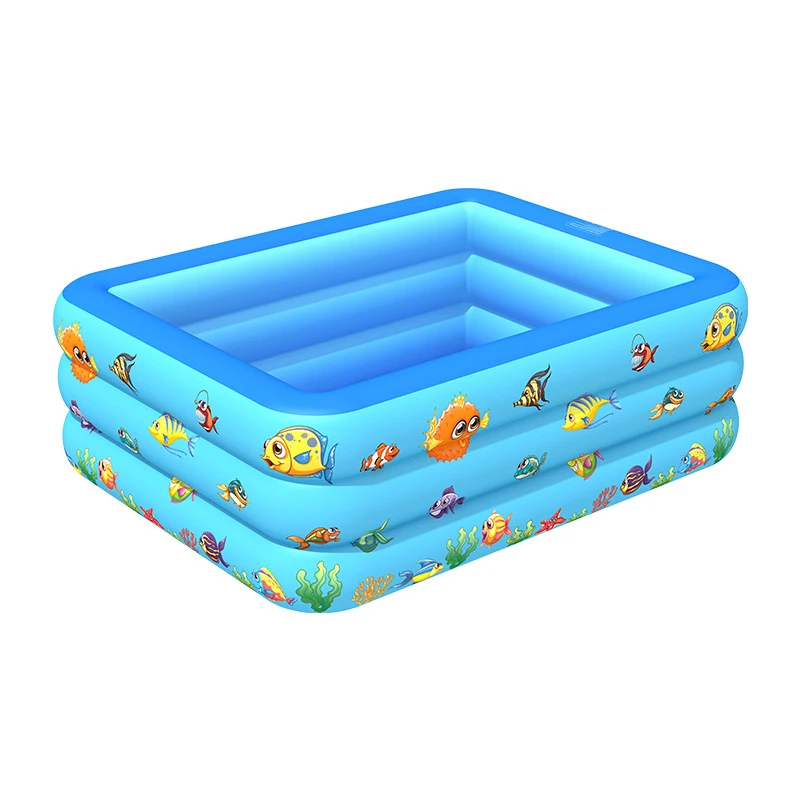 

120/130/150/180/210 CM Inflatable Family Swimming Pool Above Ground Swimming Pool Water Play Outdoor Backyard Water Pool