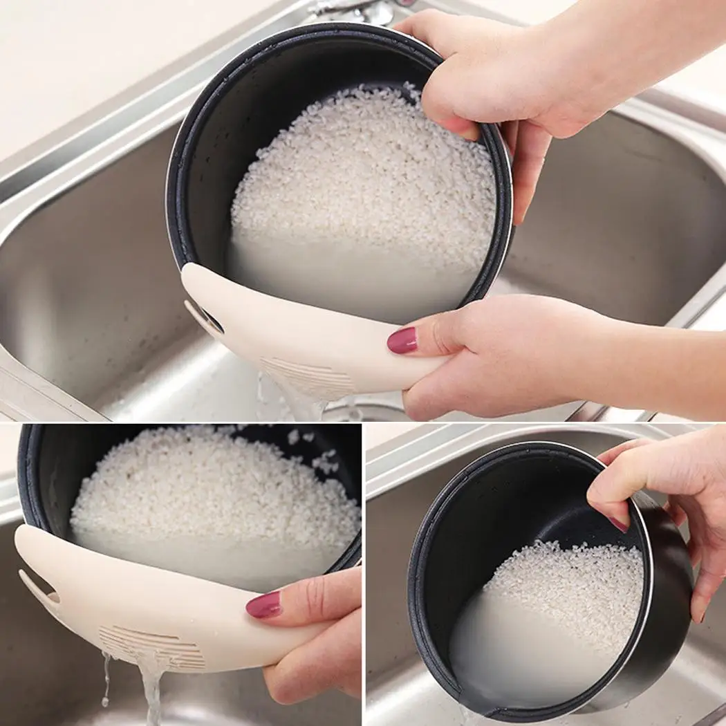 Прочный практичный с подвесным отверстием ручной белый/хаки кухонный инструмент