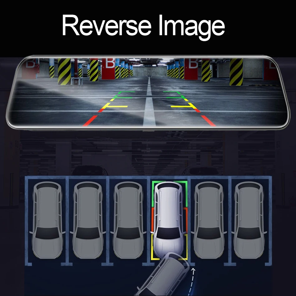 Зеркало-видеорегистратор ADDKEY антирадар с дисплеем 10 дюймов разрешение 1080P |