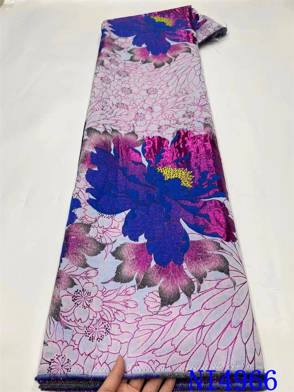 

XIYA Latest African Lace Fabric 2021 High Quality Chiffon Lace Pink Nigerian Lace Fabrics For Wedding Dress NI4966