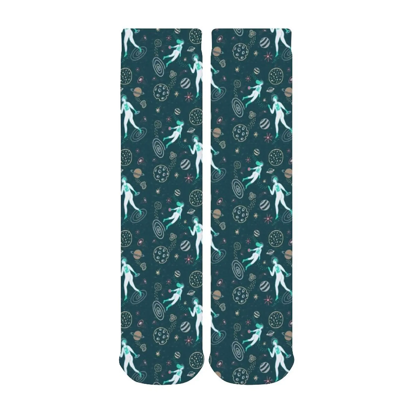 

Universe Socks Large Chemical Fiber Casual Stockings Print Sports Men Anti Skid Socks