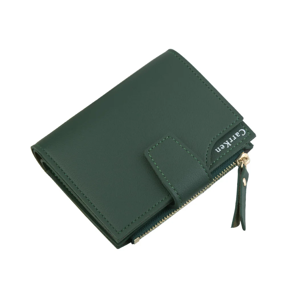 

NO.ONEPAUL 2021 New ladies wallet Korean fashion vertical zipper card holder multifunctional short buckle coin purse