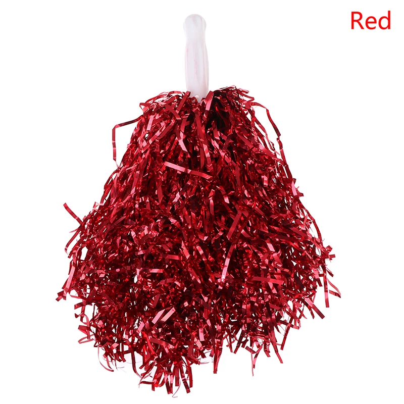 Red 1 шт., цветочный мяч для футбола, баскетбола, матча, помпон для детей, подходит для занятий танцами, для соревнований Чирлидинг, помпоны - Цвет: Red