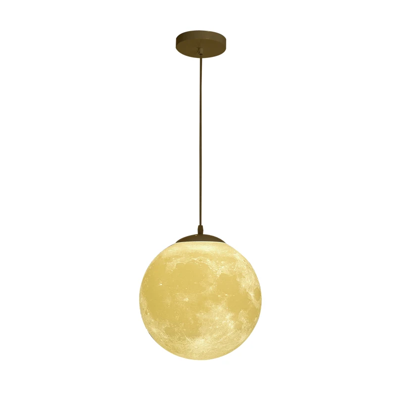 

A Modern Art Moon Planet Chandelier Moon Round Spherical Children's Room Bedroom Restaurant Balcony Corridor Corridor Chandelier