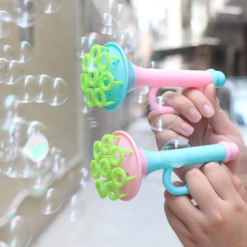 

2021Childen Kids Toys Water Blowing Toys Bubble Soap Bubble Blower Outdoor Soap Bubble Toddler Toys Bubble Wand Machine