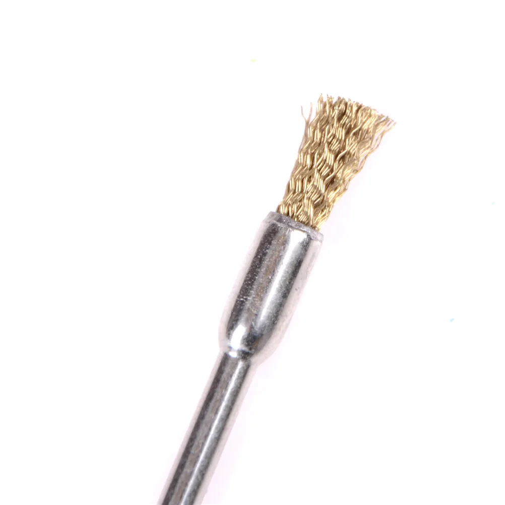 

3mm*5mm Brass Wire Wheel Brushes For Grinder Rotary Tool Accessories 5pcs/lot