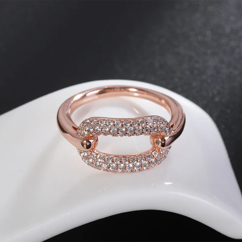 

Fashion Simple Square Hot Sale Full Zircon Promise Rings For Women High Quality Geometric Austrian Rhinestone Jewelry Zk30