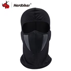 Балаклава HEROBIKER для мотоцикла, мотоциклетная маска для лица, шлем бандана-капюшон, лыжная Полнолицевая маска для шеи, ветрозащитная Пылезащитная маска для лица